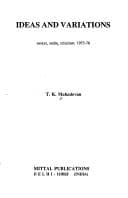 Tapa de Ideas and variations