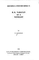 Tapa de R.K. Narayan as a novelist