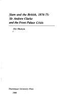 Tapa de Siam and the British, 1874-75