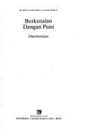 Tapa de Berkenalan dengan puisi