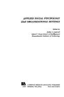 Tapa de Applied social psychology and organizational settings
