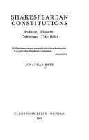 Tapa de Shakespearean constitutions