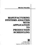Tapa de Manufacturing systems analysis