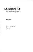 Tapa de The Great Prairie fact and literary imagination