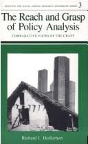 Tapa de The reach and grasp of policy analysis