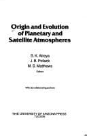 Tapa de Origin and evolution of planetary and satellite atmospheres