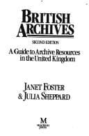 Tapa de British archives