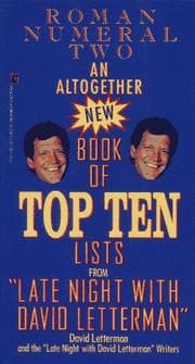 Tapa de An ALTOGETHER NEW BOOK OF TOP TEN LISTS LATE NIGHT DAVID LETTERMAN