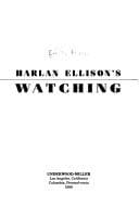 Tapa de Harlan Ellison's watching