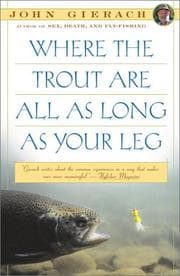 Tapa de Where the trout are all as long as your leg