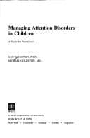 Tapa de Managing Attention Disorders in Children