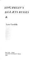 Tapa de Diaghilev's Ballets Russes