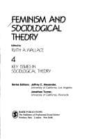 Tapa de Feminism and sociological theory