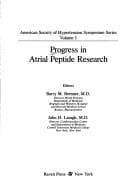 Tapa de Progress in atrial peptide research