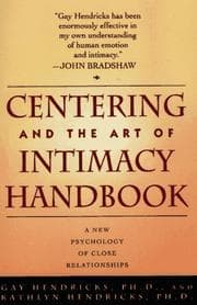 Tapa de Centering and the art of intimacy handbook