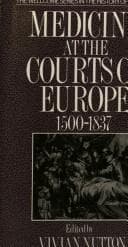 Tapa de Medicine at the courts of Europe, 1500-1837