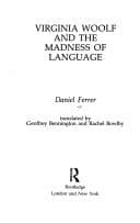 Tapa de Virginia Woolf and the madness of language