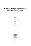 Tapa de Genetics and pathogenicity of negative strand viruses