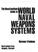 Tapa de The Naval Institute guide to world naval weapons systems