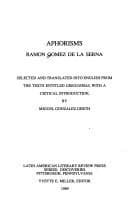 Tapa de Aphorisms