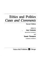 Tapa de Ethics and politics