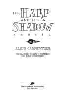 Tapa de The harp and the shadow