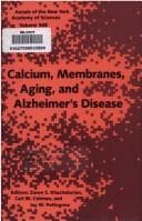 Tapa de Calcium, membranes, aging, and Alzheimer's disease