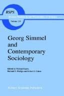 Tapa de Georg Simmel and contemporary sociology