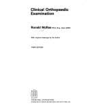 Tapa de Clinical orthopaedic examination