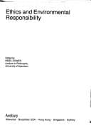 Tapa de Ethics and the environmental responsibility