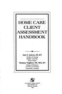 Tapa de Home care client assessment handbook