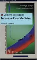 Tapa de Checklist intensive care medicine