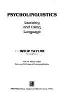 Tapa de Psycholinguistics
