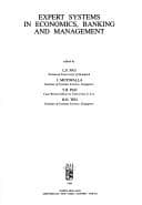 Tapa de Expert systems in economics, banking, and management