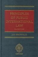Tapa de Principles of public international law