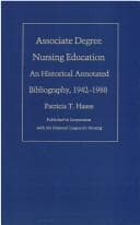 Tapa de Associate degree nursing education