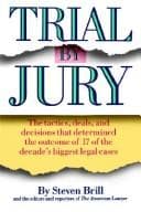 Tapa de Trial by jury