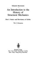 Tapa de An introduction to the history of structural mechanics