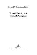Tapa de Textual Fidelity and Textual Disregard