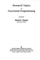 Tapa de Research topics in functional programming