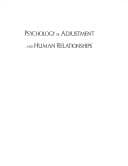 Tapa de Psychology of adjustment and human relationships