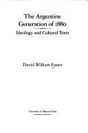 Tapa de The Argentine generation of 1880