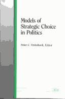 Tapa de Models of strategic choice in politics