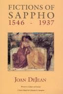Tapa de Fictions of Sappho, 1546-1937