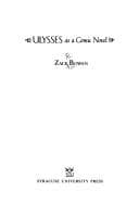Tapa de Ulysses as a comic novel