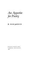 Tapa de An appetite for poetry