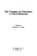 Tapa de The vampire in literature