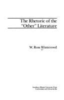 Tapa de The rhetoric of the "other" literature