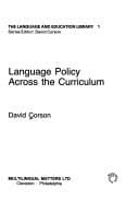 Tapa de Language policy across the curriculum