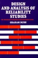 Tapa de Design and analysis of reliability studies